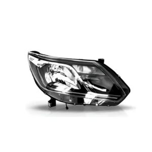 Farol Black Para S10/trailblazer 17 A 24 Friso Cromad S/ Led Direito/passageiro