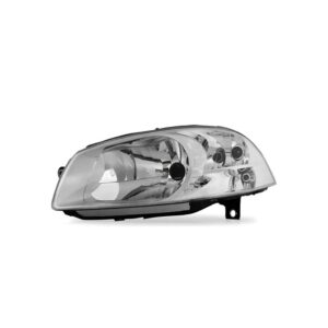 Farol P/ Palio 2008 A 2016 Strada 2014 A 2020 Cromado Manual Esquerdo/motorista