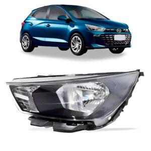 Farol Eletrico Para Hb20 2025 A 2026 Sem Led 9 Pinos Esquerdo/motorista