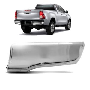 Ponteira Polaina Parachoque Tras/ Para Hilux Pickup 2016/25 Esquerdo/motorista