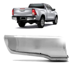 Ponteira Polaina Parachoque Tras/ Para Hilux Pickup 2016/25 Direito/passageiro