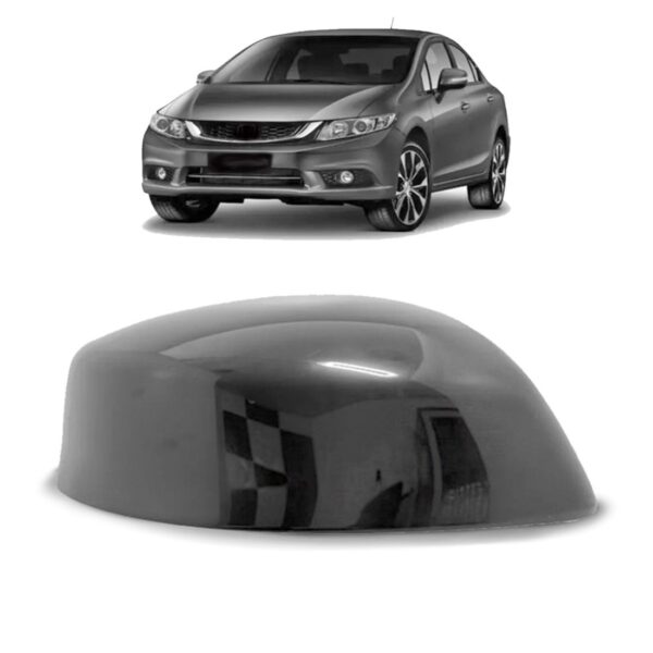 Capa De Retrovisor Para Civic 2012 2014 2015 2016 Sem Furo Direito/passageiro