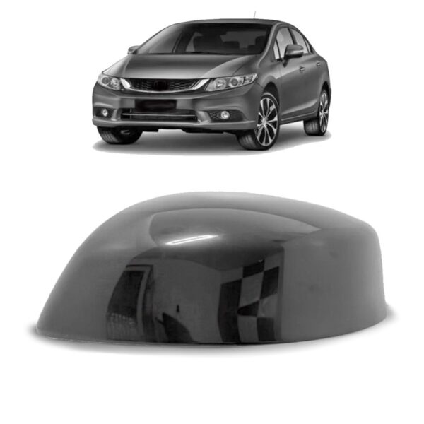 Capa De Retrovisor Para Civic 2012 2014 2015 2016 Sem Furo Esquerdo/motorista