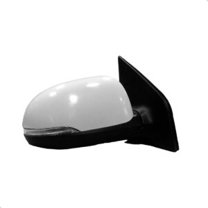 Retrovisor Elétrico Picanto 2010 A 2019 Capa Branca C/pisca Direito