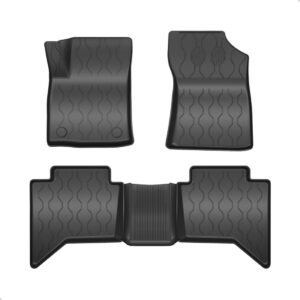 Tapete Bandeja 3d Hilux Cabine Dupla 2016 A 2026 Impermeável Preto