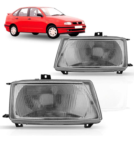Kit Farol Para Cordoba E Ibiza 1994 1995 1996 1997 1998 1999 Ambos Lados