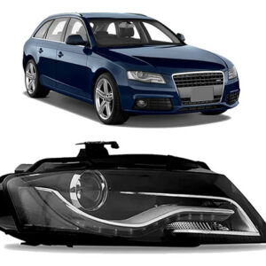 Farol Para Audi A4 2009 2010 2011 2012 Eletrico C/ Led Direito/passageiro
