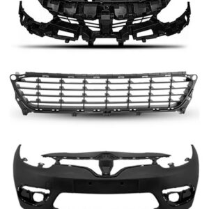 Kit Parachoq Completo P/ Fluence 2014 A 18 Grades E Daylight Preto
