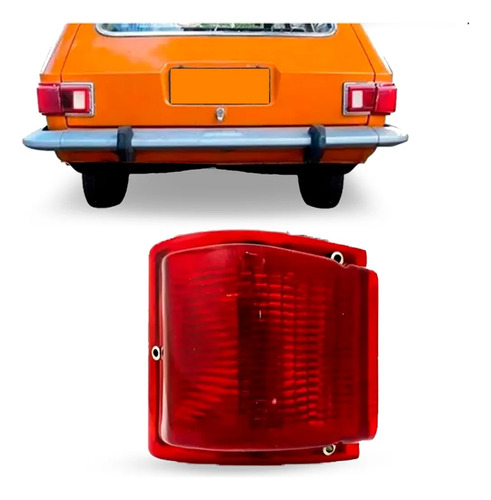 Lanterna Traseira Para Ford Belina 1973 1974 1975 1976 1977 Direito/passageiro Vermelho