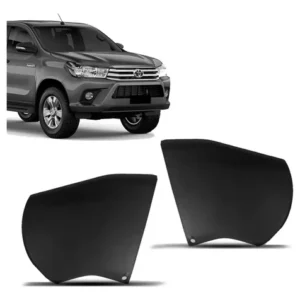 Kit Tampa Pé Do Retrovisor Para Hilux 2016 2017 2018 A 2025 Preto