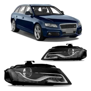 Kit Farol Audi A4 2009 2010 2011 2012 Eletrico Com Led Ambos Lados