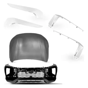 Kit Capo E Parachoque Com Kit Molduras P/ Triton 2021 A 2025