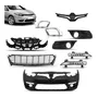 Kit Parachoq Completo P/ Fluence 2014 A 18 Grades E Daylight Preto