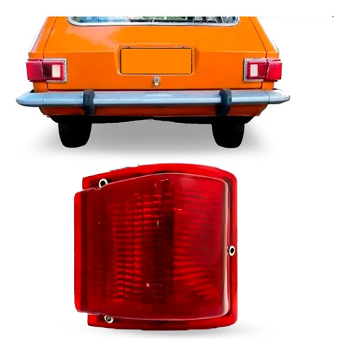 Lanterna Traseira Para Ford Belina 1973 1974 1975 1976 1977 Esquerdo/motorista Vermelho