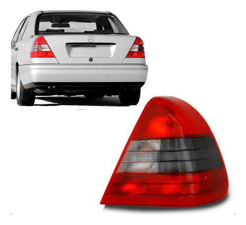 Lanterna Tras/ Mercedes Benz C200 1994 A 2000 Cristal/fumê Direito/passageiro Fumê