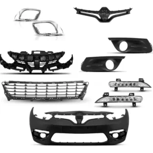 Kit Parachoq Completo P/ Fluence 2014 A 18 Grades E Daylight Preto