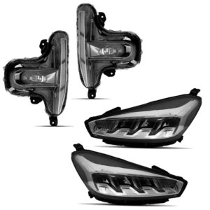 Kit Farois E Milhas Para Tiggo 7 Pro Sport 2021 2023 A 2026 Preto