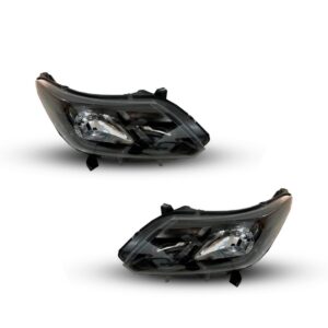 Par Farol Black Para S10/trailblazer 2017 A 2024 Com Led Ambos Lados