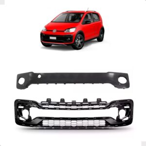 Kit Grade Interna E Externa Up 2018 A 2021 Com Furo De Milha Preto Fosco
