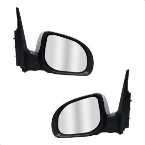 Par Retrovisor Elétrico Picanto 2010 A 2019 Branco C/pisca