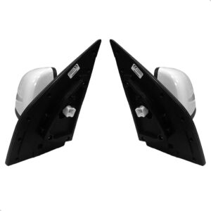 Par Retrovisor Elétrico Picanto 2010 A 2019 Branco C/pisca