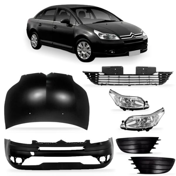 Kit Frente C4 Pallas & Hatch Citroen 2008 A 2014 Sem Milhas