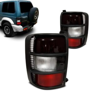 Kit Lanterna Traseira Para Pajero 1998 1999 2000 Fume Ambos Lados Fumê