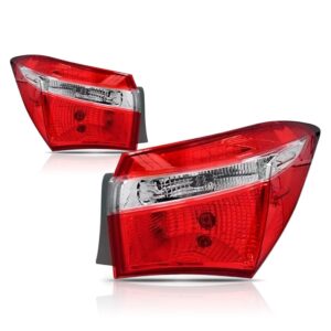 Kit Lanterna Traseira P/ Corolla 2014 2015 2016 Canto S/ Led Esquerdo/motorista Bicolor