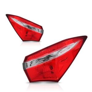 Kit Lanterna Traseira P/ Corolla 2014 2015 2016 Canto S/ Led Esquerdo/motorista Bicolor