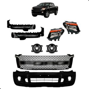 Kit Parachoque Dianteiro Ranger 2013 A 2016 Raptor C/milhas Para Pintar