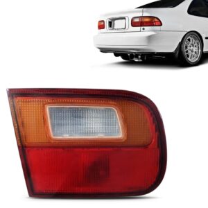 Lanterna Traseira Tampa Para Civic Sedan 1992 1993 A 1995 Ld Direito/passageiro Bicolor