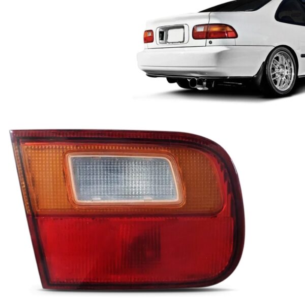 Lanterna Traseira Tampa Para Civic Sedan 1992 1993 A 1995 Ld Direito/passageiro Bicolor