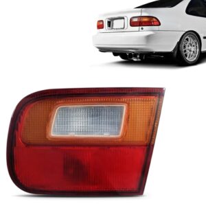 Lanterna Traseira Tampa Para Civic Sedan 1992 1993 A 1995 Le Esquerdo/motorista Bicolor