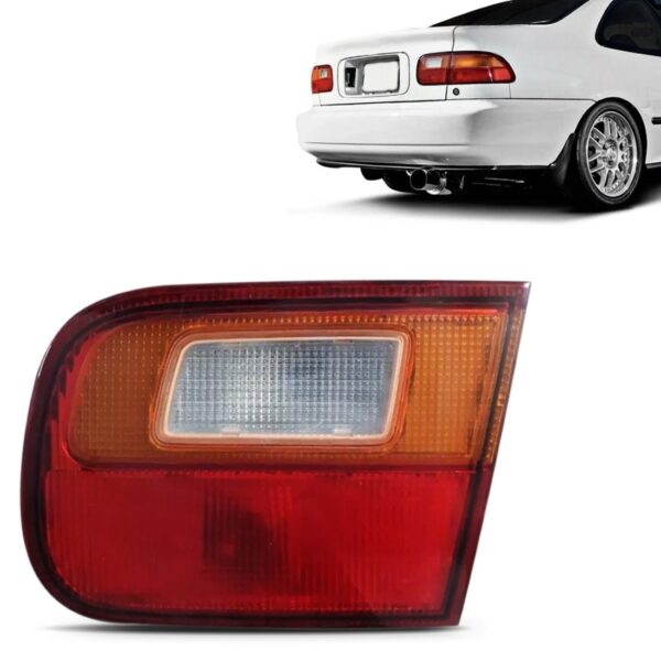 Lanterna Traseira Tampa Para Civic Sedan 1992 1993 A 1995 Le Esquerdo/motorista Bicolor