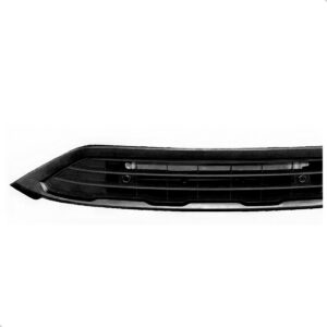 Grade Central Pchoque T-cross 2025 2026 C/ Friso Black Piano Preto Brilhante