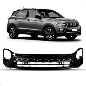 Parachoque Diant Inferior T-cross 2019 A 2024 Suporte Sensor Preto