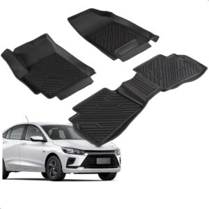 Tapete Impermeável Antiderrapante Onix Sedan 2021 A 26 3 Pçs Preto