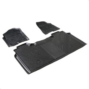 Tapete Impermeável Para Ram 1500 Rebel 2012 A 2018 3 Peças Preto