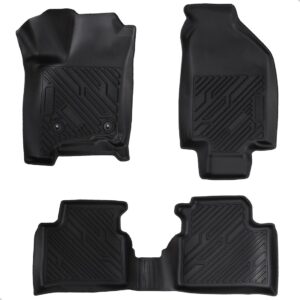 Tapete Impermeável Antiderrapante Fastback 2025 2026 3 Peças Preto