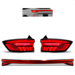 Kit Jogo De Lanternas Canto E Tampa P/ Haval H6 2023 A 2025 Ambos Lados Vermelho