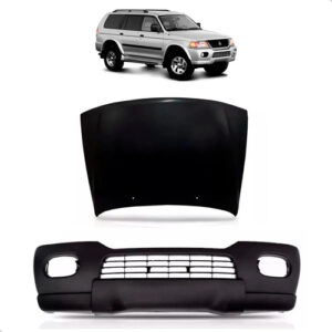 Kit Frente Capo E Parachoque Para Pajero Sport 2000 A 2004