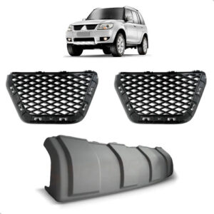 Kit Grade E Spoiler Para Pajero Tr4 2009 2010 2011 A 2015 Cinza