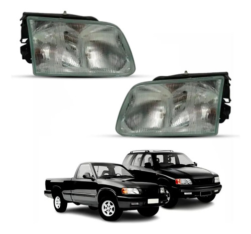 Par Farol Para S10/blazer 1995 A 2000 Ambos Lados