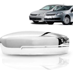 Capa Retrovisor P/ Gol G5 Gv 2009 A 2012 Cromado Sem Furo Esquerdo/motorista