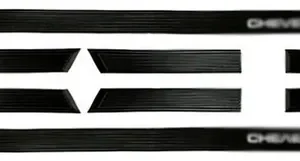 Friso Lateral Para Chevette Sl 1983 A 1986 (castelinho) Preto