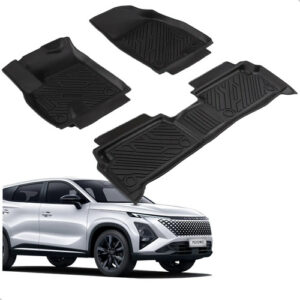 Tapete Interno Para Omoda 5 2025 A 2026 3 Peças Preto