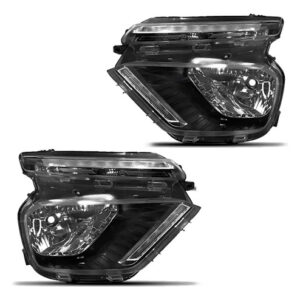 Par Farol Com Led P/ Citroen C3 2021 2022 2023 2024 A 2026 Ambos Lados