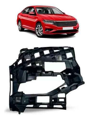 Suporte Interno Farol De Milha Auxiliar P/ Jetta 2019 A 2022 Direito/passageiro
