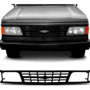 Grade Radiador Ferro P/ D20 1985 A 1992 Adaptável 93 A 96 Preto