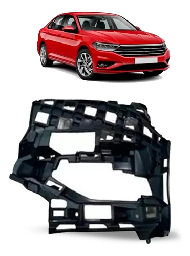 Suporte Interno Farol De Milha Auxiliar P/ Jetta 2019 A 2022 Esquerdo/motorista